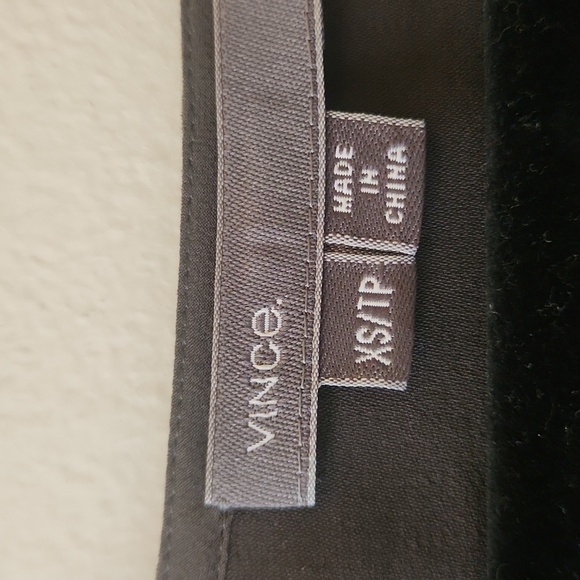 VINCE Gray Beaded Silk Blouse Top, Size xs - Picture 4 of 13